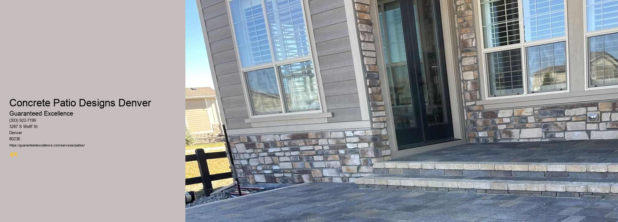 Concrete Patio Designs Denver